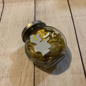 flower jar with princess quote